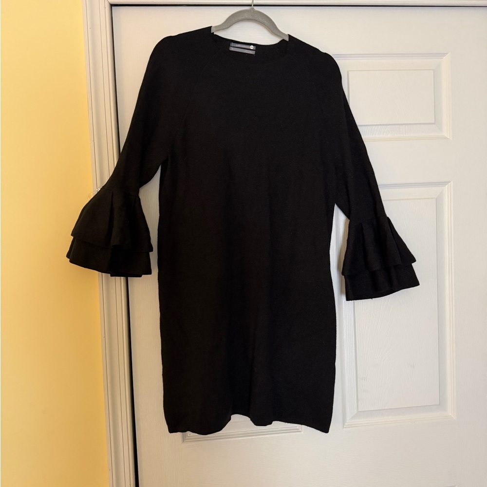 Anthropologie Classic Black Sweater Dress
